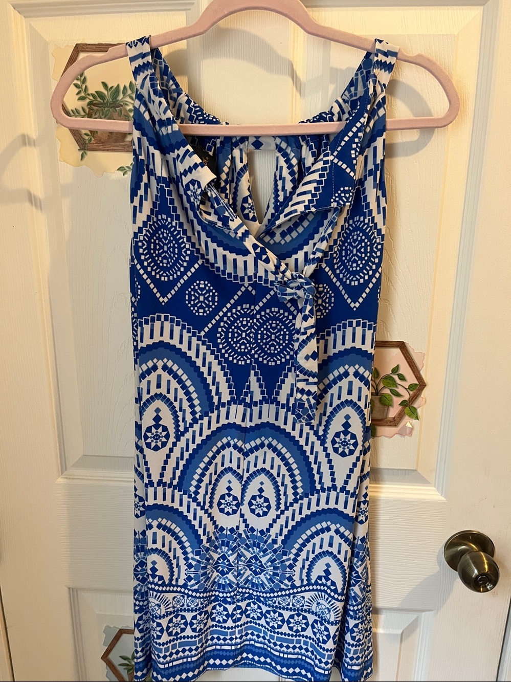 Just Taylor Blue mid dress - Picture 3 of 4